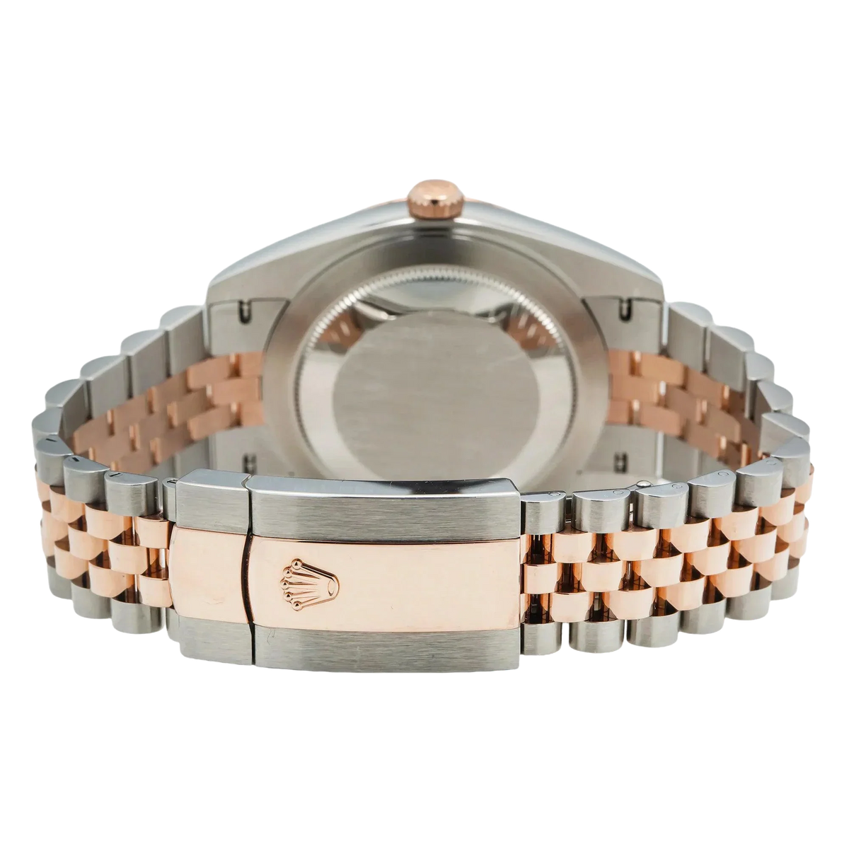 Datejust 41MM 126331 Chocolate Diamond Dial Fluted Bezel Two Tone Rose Gold Jubilee Bracelet